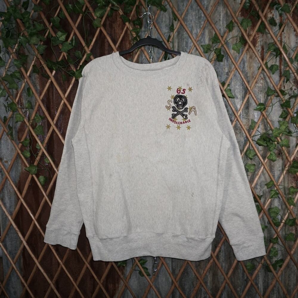 XL - Vintage Y2K American Vintage Sweatshirts skull
